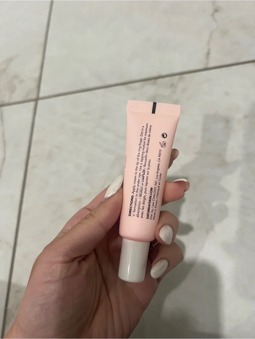 NEW Saturday Skin Wide Awake Brightening Eye Cream Travel Size
